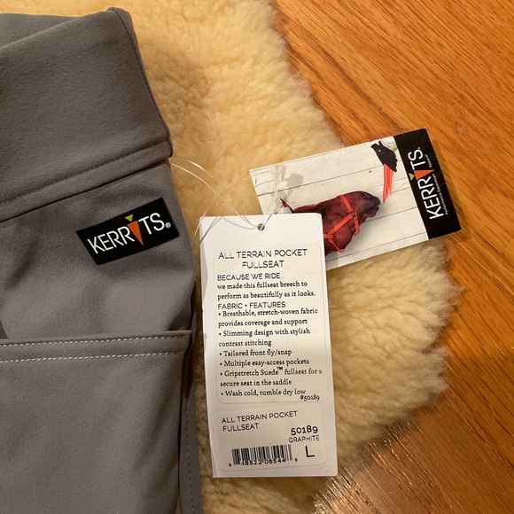 Kerrits All Terrain Pocket Full Seat riding pants - Picture 6 of 10